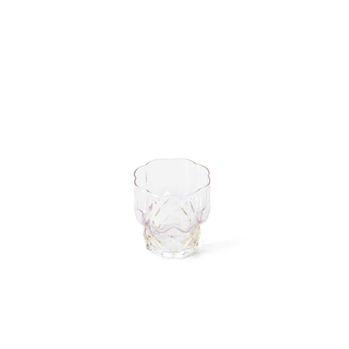 Bazar Bizar Glas Pink Blush Naturel/Roze Ø9 x H6 cm