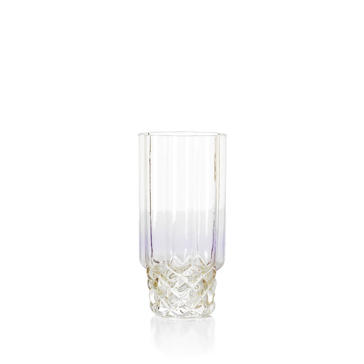 Bazar Bizar Glas Pink Blush Naturel/Roze Ø7,6 x H16 cm