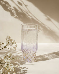 Bazar Bizar Glas Pink Blush Naturel/Roze Ø7,6 x H16 cm