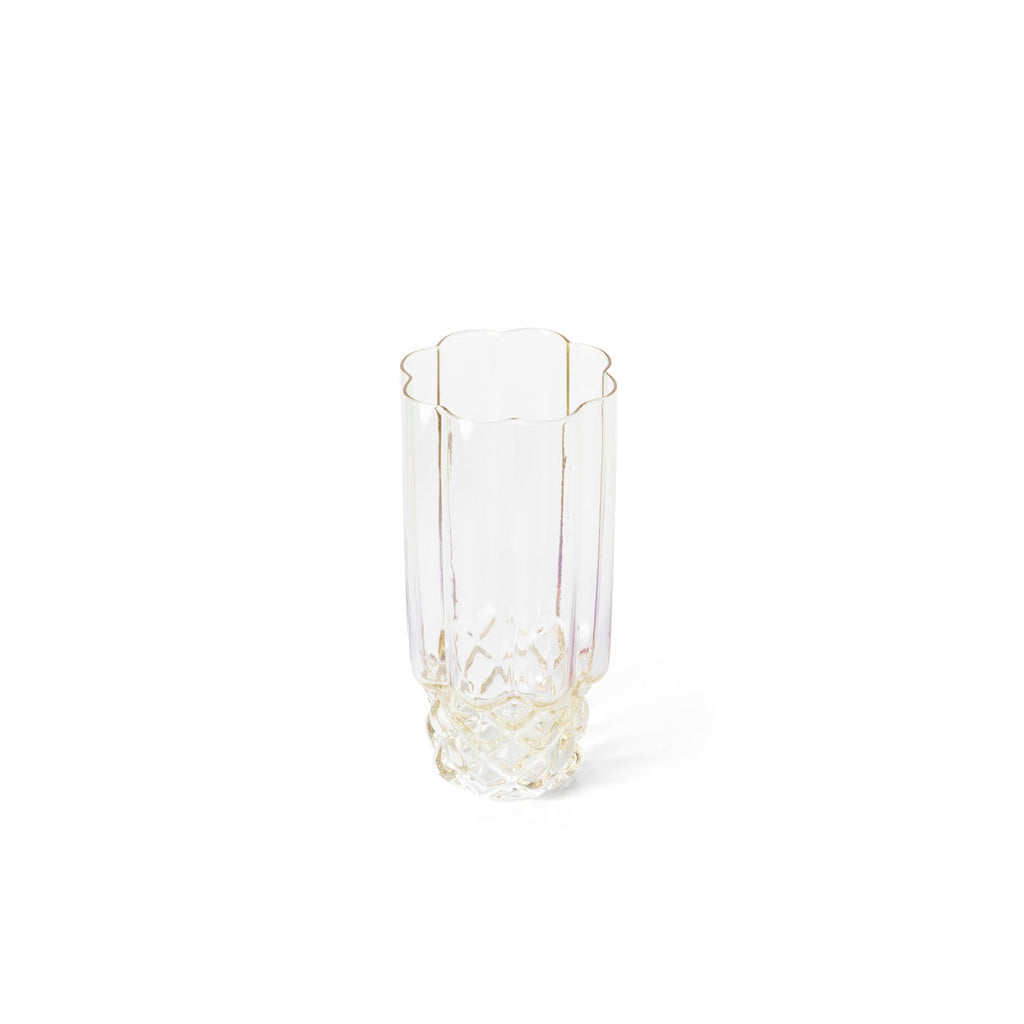 Bazar Bizar Glas Pink Blush Naturel/Roze Ø7,6 x H16 cm
