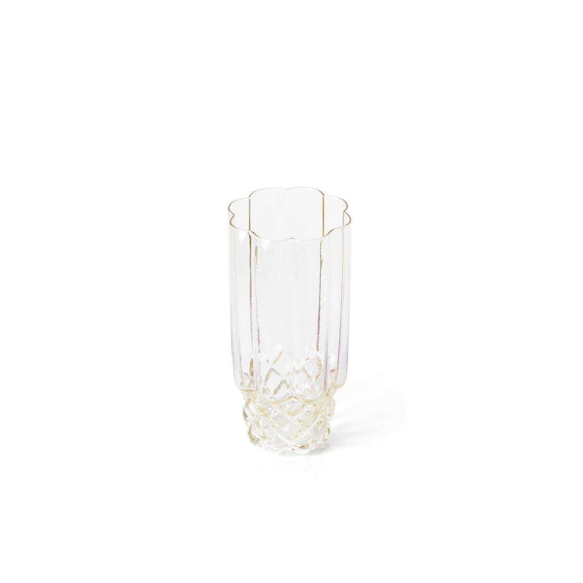 Bazar Bizar Glas Pink Blush Naturel/Roze Ø7,6 x H16 cm
