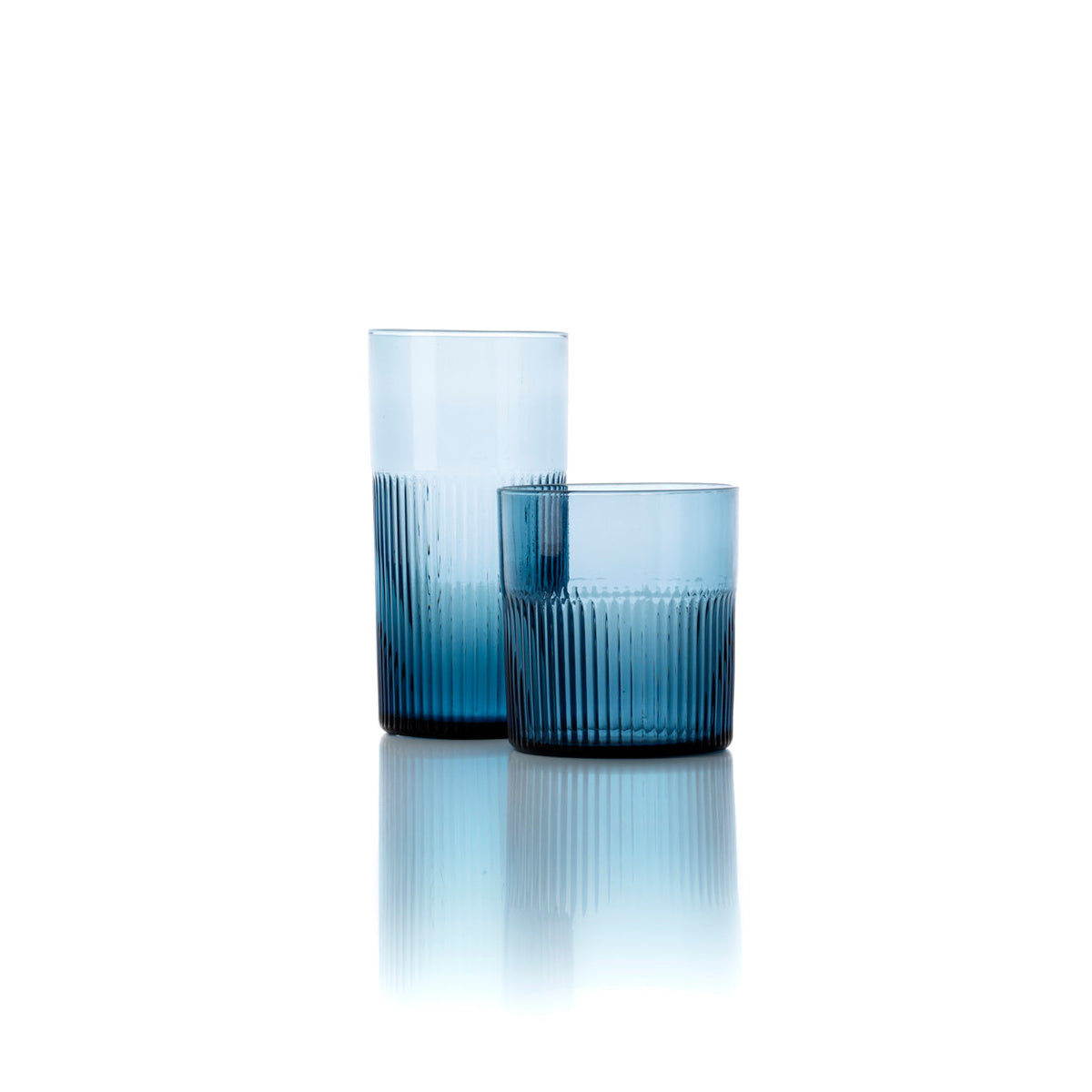 Bazar Bizar Glas Azure Indigoblauw Ø7,7 x H15,3 cm