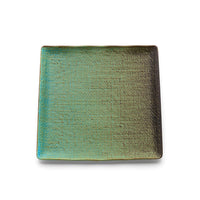 Bazar Bizar Keramische Schaal Lagoon Laguneblauw 25 x 25 x 2,5 cm