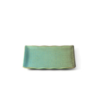Bazar Bizar Keramische Schaal Lagoon Laguneblauw 20 x 20 x 2,5 cm