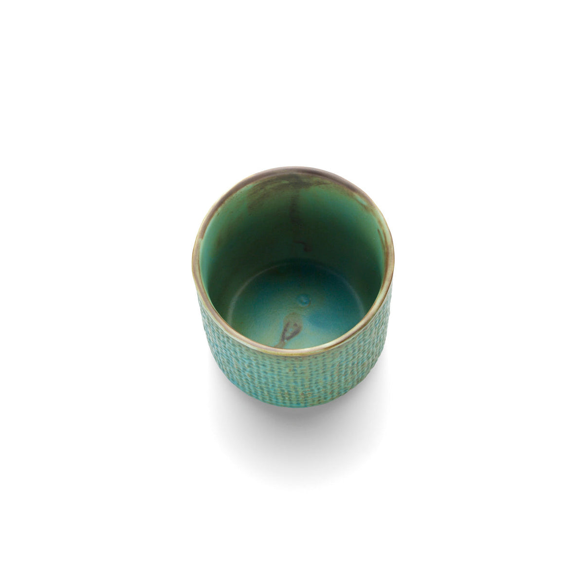 Bazar Bizar Keramische Mok Lagoon Laguneblauw Ø7 x H7 cm