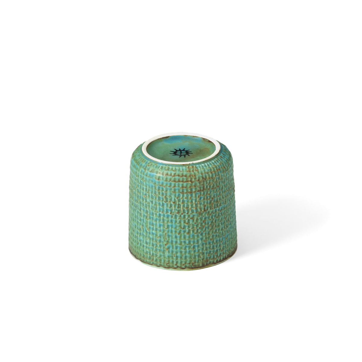 Bazar Bizar Keramische Mok Lagoon Laguneblauw Ø7 x H7 cm
