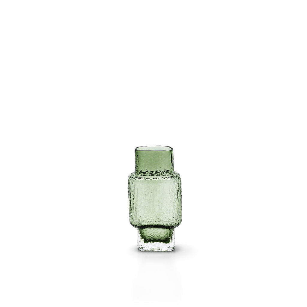 Bazar Bizar Vase en Verre Recyclé Vintage Vert 6 x 10 x 21 cm