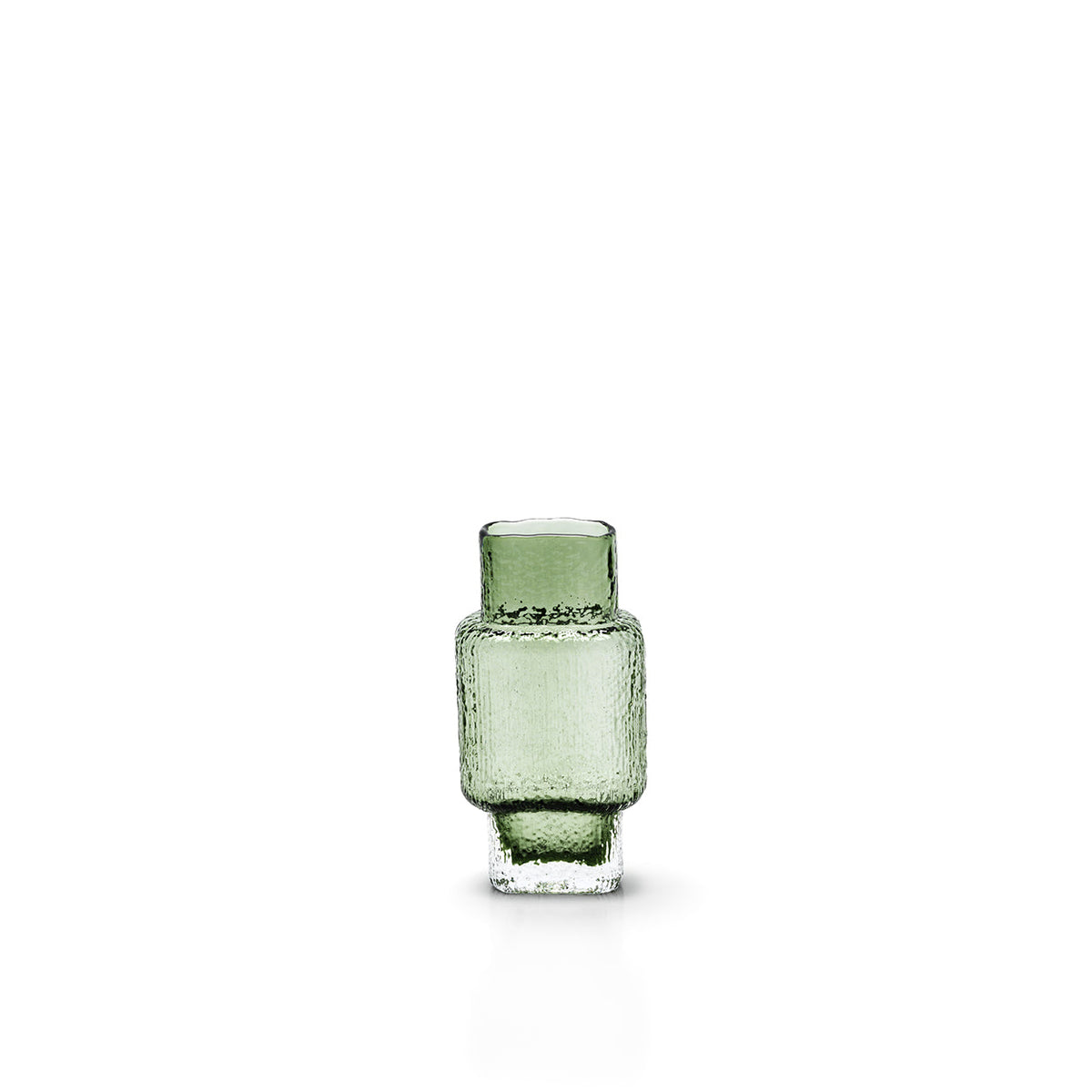 Bazar Bizar Gerecycleerde Glazen Vaas Vintage Groen 6 x 10 x 21 cm