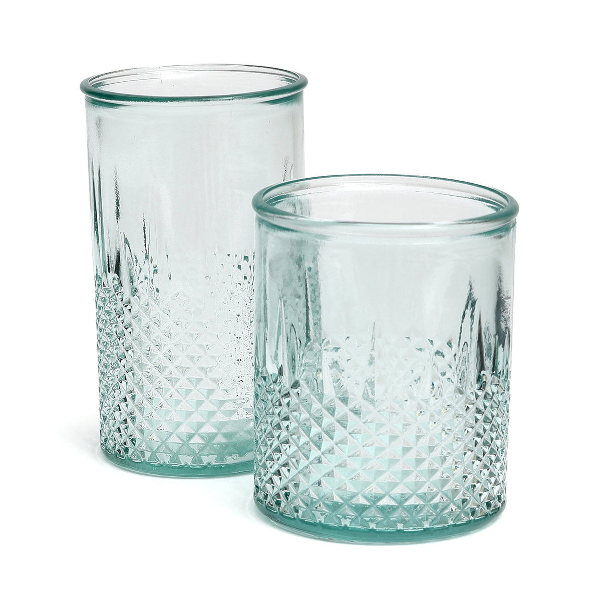 Bazar Bizar Glas Zuanshi Blauw Ø9 x H11 cm