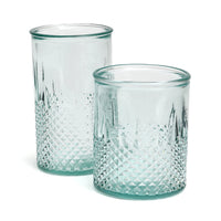 Bazar Bizar Glas Zuanshi Blauw Ø9 x H11 cm