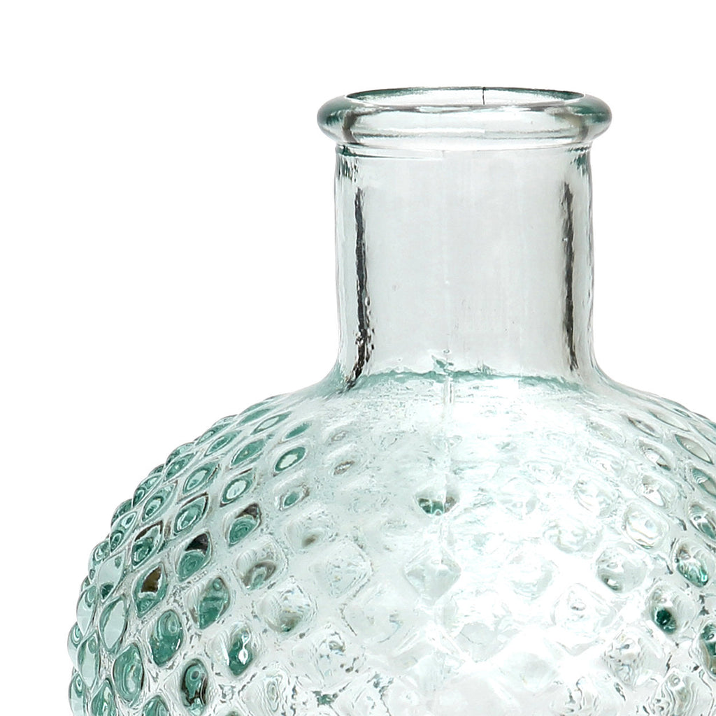 Bazar Bizar Carafe En Verre Recyclé Zuanshi Bleu Ø12 x H22 cm