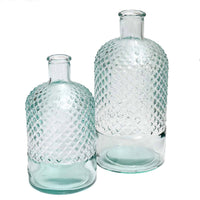 Bazar Bizar Carafe En Verre Recyclé Zuanshi Bleu Ø12 x H22 cm