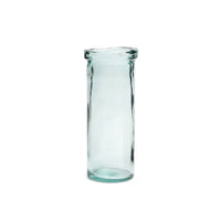 Bazar Bizar Vase En Verre Recyclé Jiandan Bleu Ø15 x H36 cm