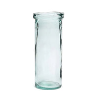 Bazar Bizar Vase En Verre Recyclé Jiandan Bleu Ø12 x H28 cm