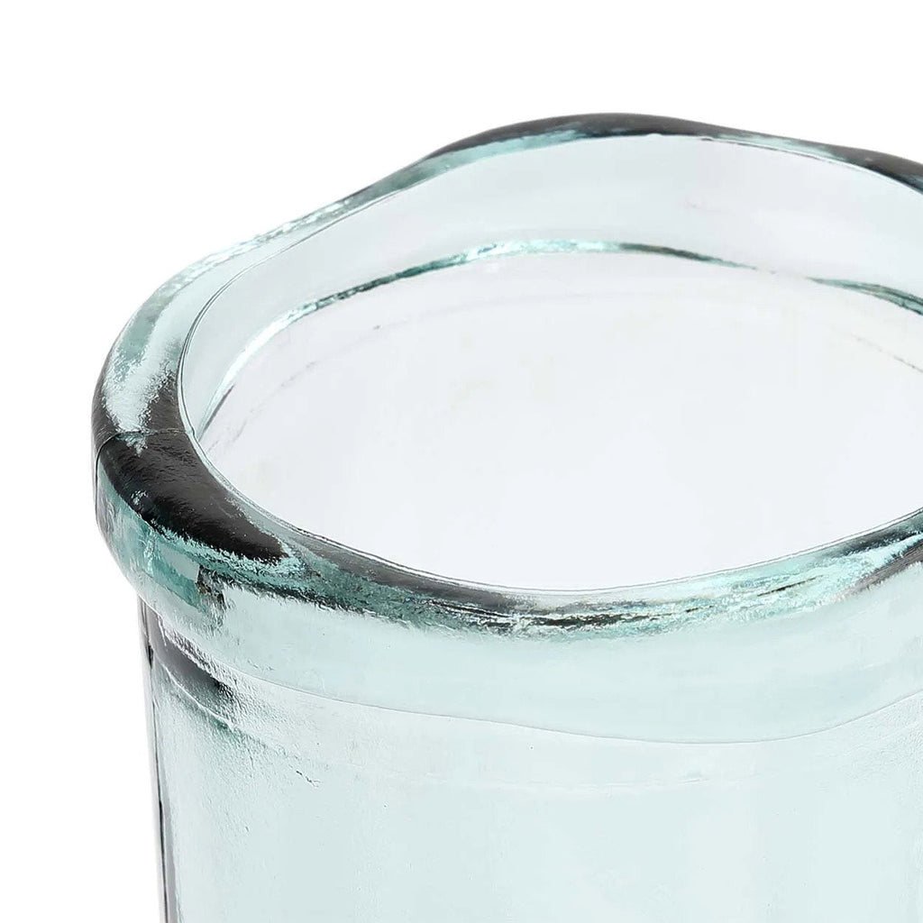 Bazar Bizar Vase En Verre Recyclé Jiandan Bleu Ø12 x H28 cm