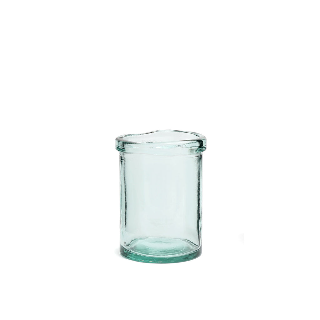 Bazar Bizar Vase En Verre Recyclé Jiandan Bleu Ø15 x H20 cm