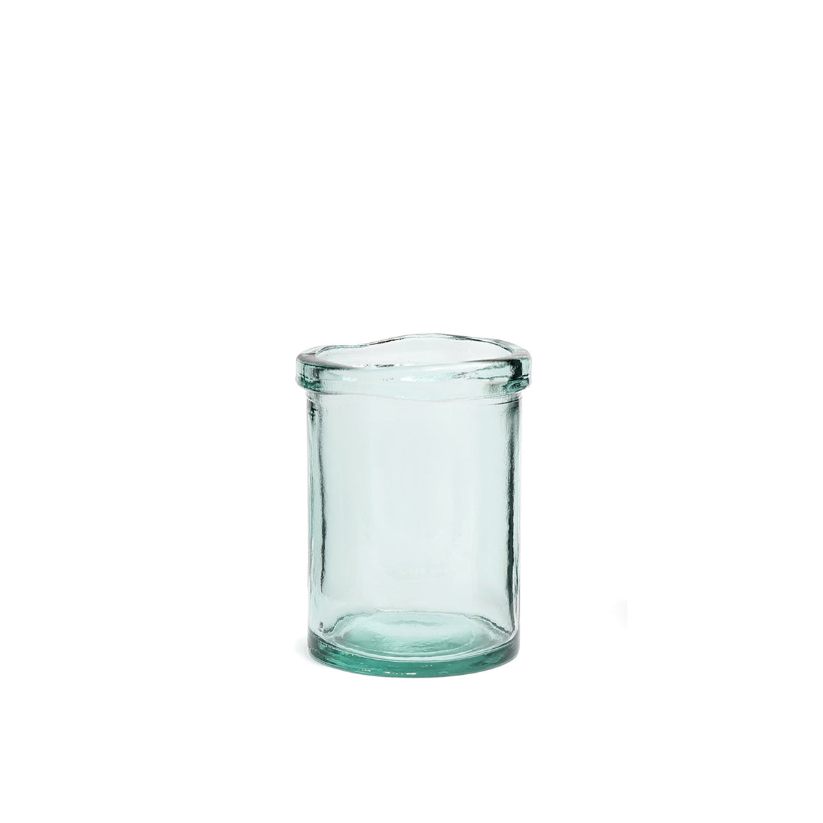 Bazar Bizar Vase En Verre Recyclé Jiandan Bleu Ø15 x H20 cm