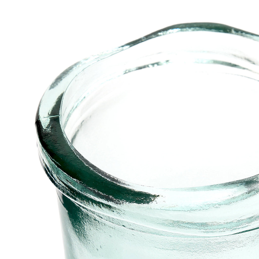 Bazar Bizar Vase En Verre Recyclé Jiandan Bleu Ø15 x H20 cm