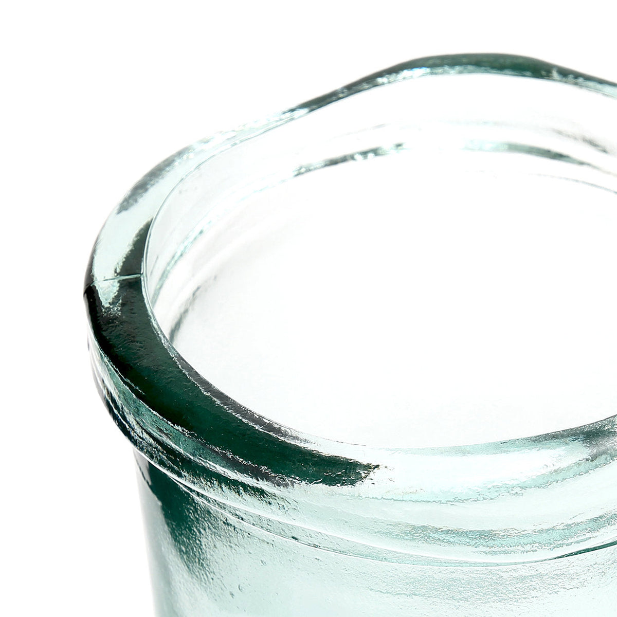 Bazar Bizar Vase En Verre Recyclé Jiandan Bleu Ø15 x H20 cm