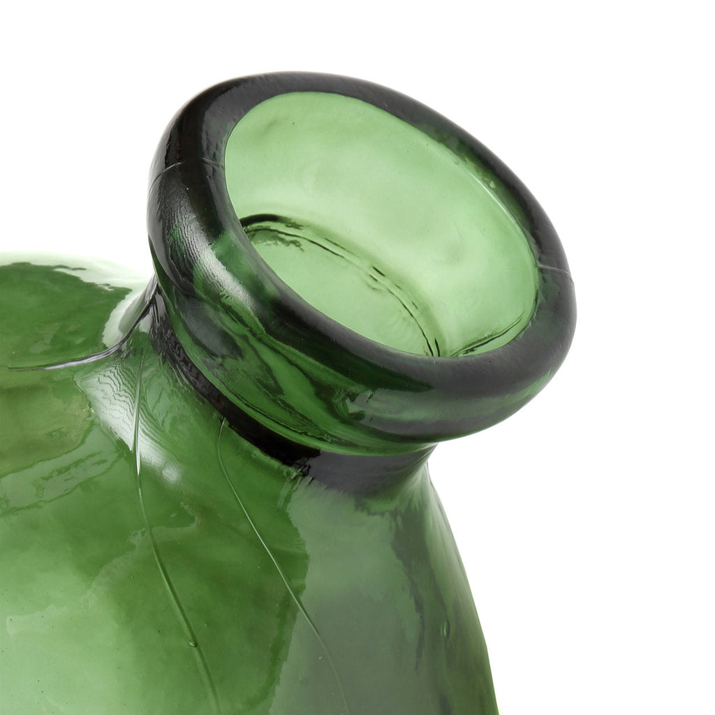 Bazar Bizar Gerecycleerde Glazen Vaas Jinsuo Groen Ø34 x H73 cm