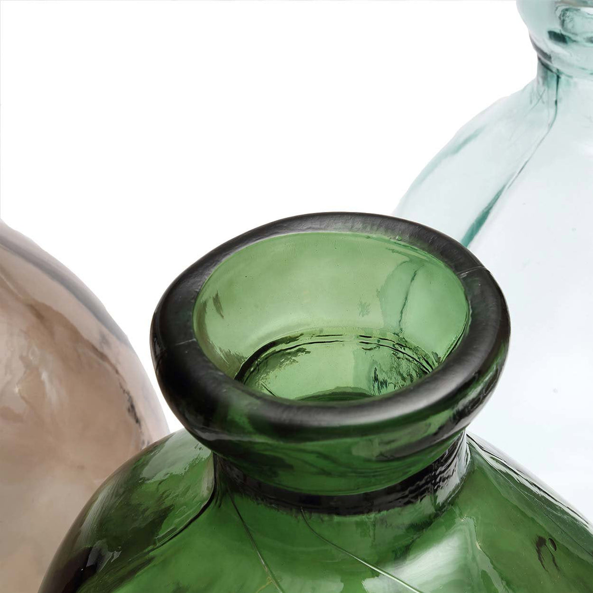 Bazar Bizar Gerecycleerde Glazen Vaas Jinsuo Groen Ø34 x H73 cm