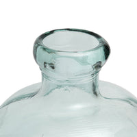 Bazar Bizar Gerecycleerde Glazen Vaas Bolai Blauw Ø45 x H50 cm