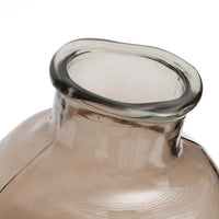Bazar Bizar Vase En Verre Recyclé Yugang Beige Ø25 x H31 cm