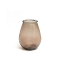 Bazar Bizar Vase En Verre Recyclé Qiezi Beige Ø19 x H23 cm