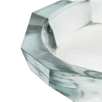 Bazar Bizar Plat de service En Verre Recyclé Origami Bowl Bleu Ø34 x H9 cm