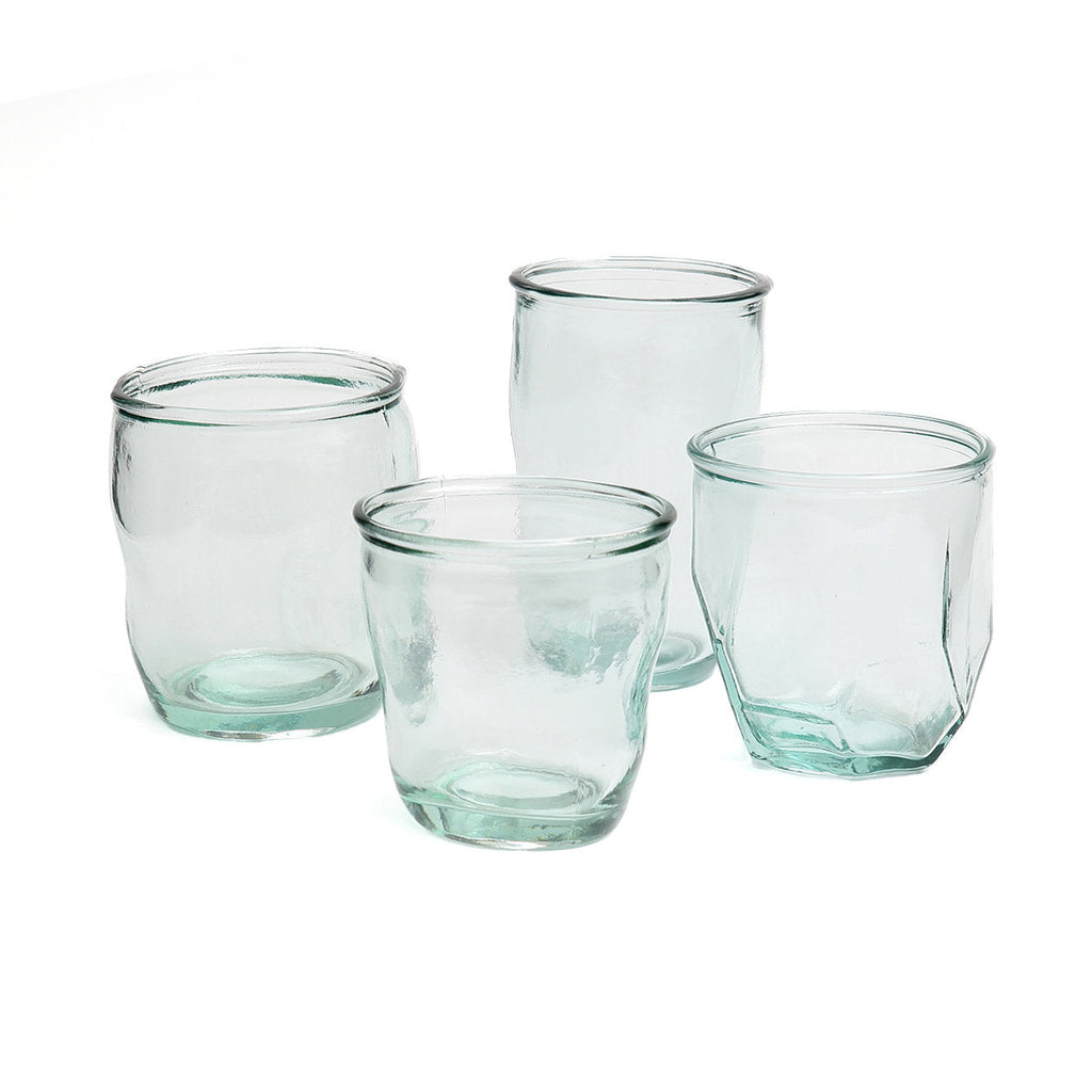 Bazar Bizar Glas Yin Blauw Ø8 x H13 cm