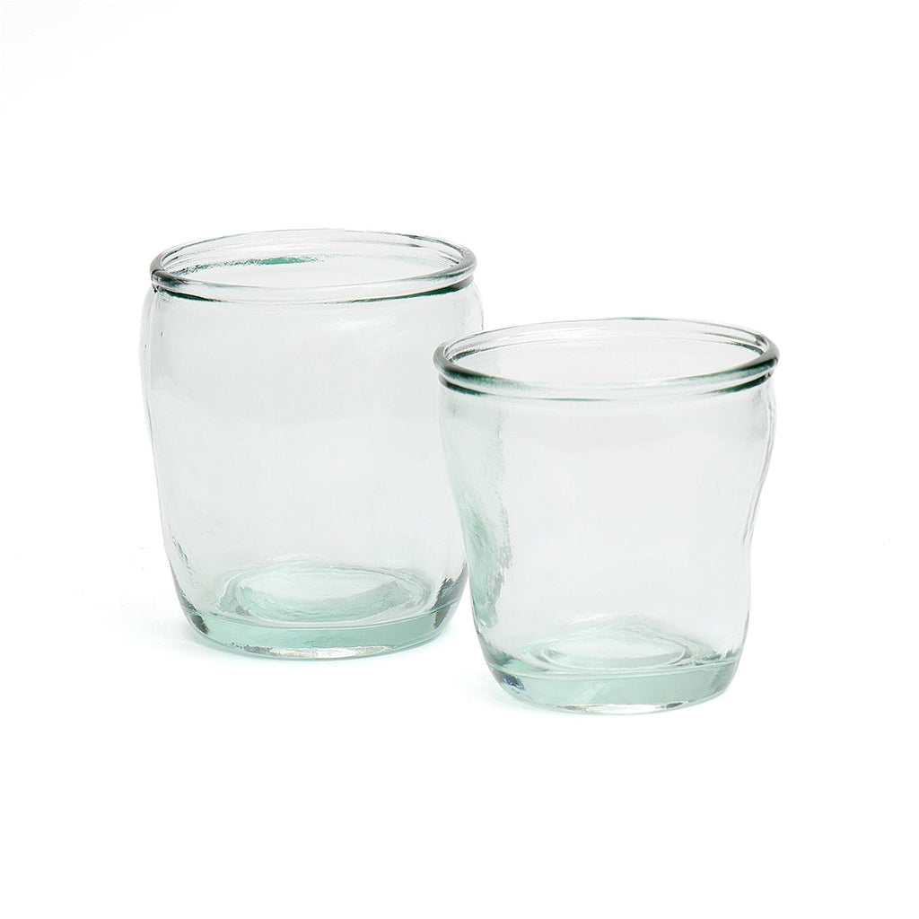 Bazar Bizar Glas Tching Blauw Ø9 x H9 cm