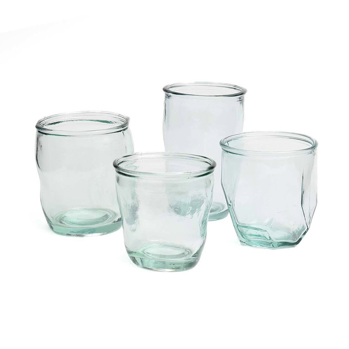 Bazar Bizar Glas Tching Blauw Ø9 x H9 cm