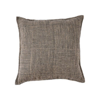 Bazar Bizar Housse de coussin En Lin Party Noir/Naturel 50 x 50 cm