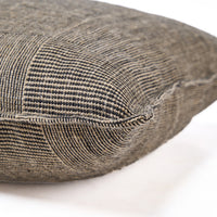 Bazar Bizar Housse de coussin En Lin Party Noir/Naturel 50 x 50 cm