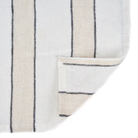 Bazar Bizar Linnen Servet Provence Naturel/Zwart/Wit 45 x 45 cm