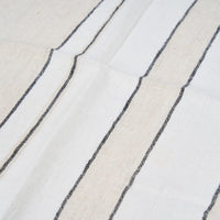 Bazar Bizar Linnen Servet Provence Naturel/Zwart/Wit 45 x 45 cm