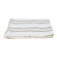 Bazar Bizar Linnen Servet Provence Naturel/Zwart/Wit 45 x 45 cm