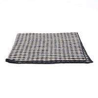 Bazar Bizar Linnen Servet Picnic Naturel/Zwart 45 x 45 cm