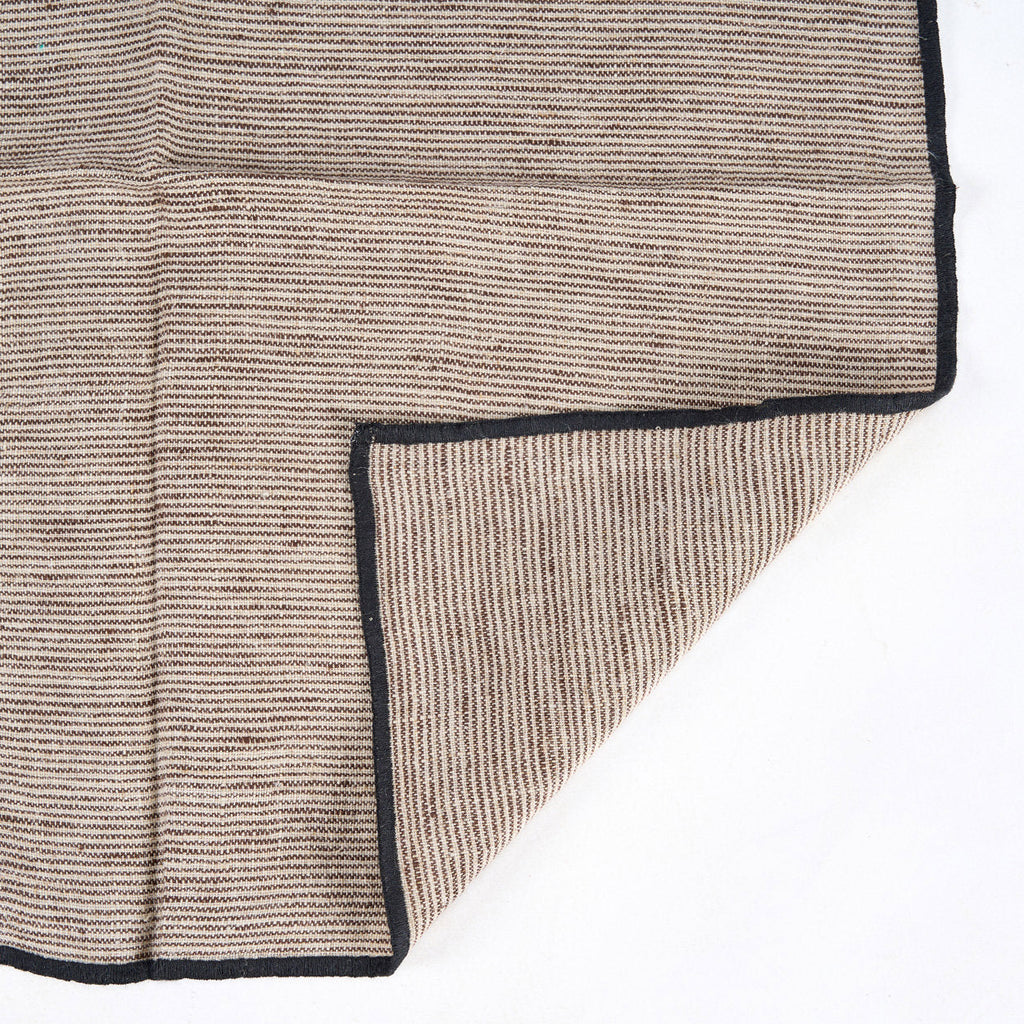 Bazar Bizar Linnen Servet Code Naturel/Zwart 45 x 45 cm