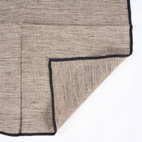 Bazar Bizar Linnen Servet Code Naturel/Zwart 45 x 45 cm