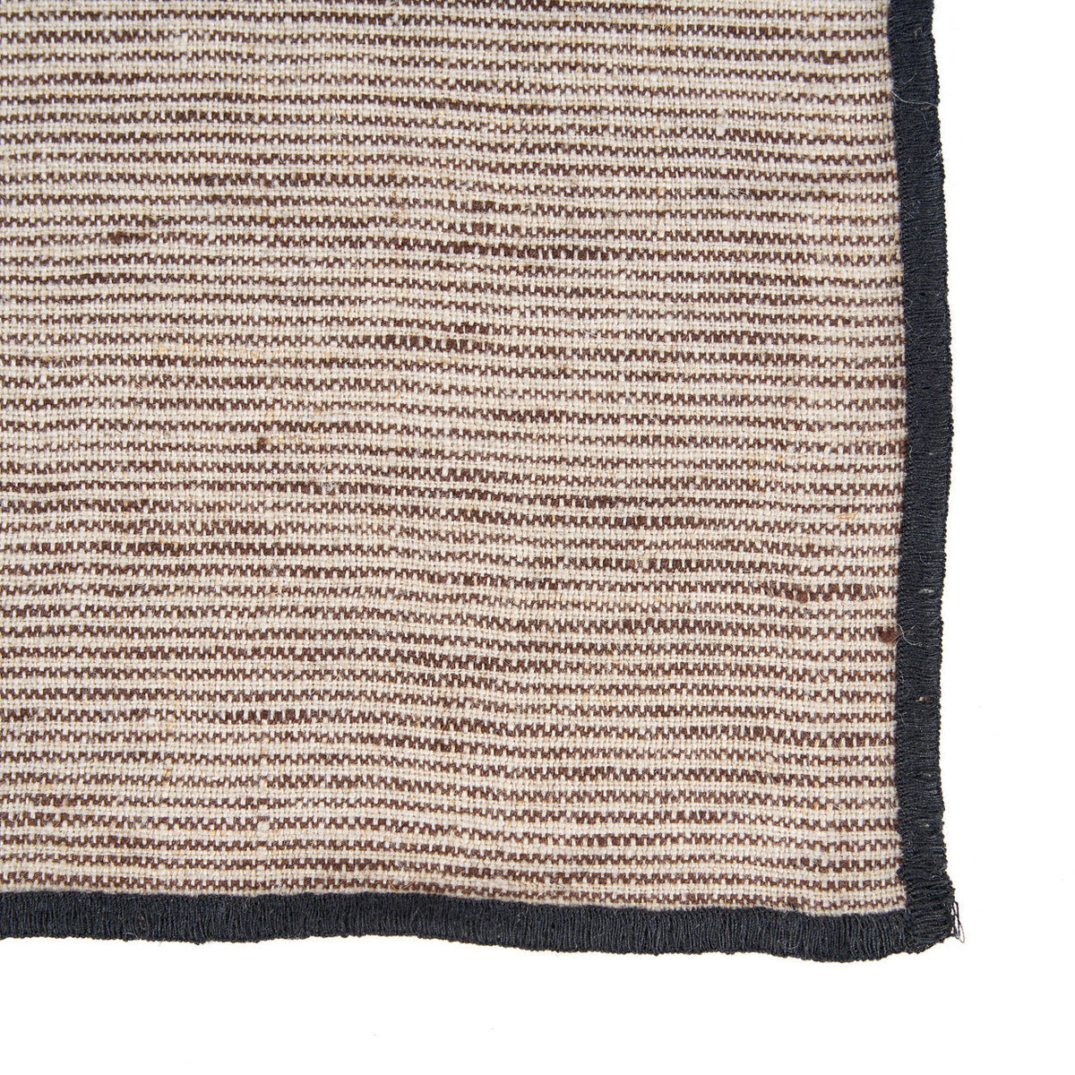 Bazar Bizar Linnen Servet Code Naturel/Zwart 45 x 45 cm