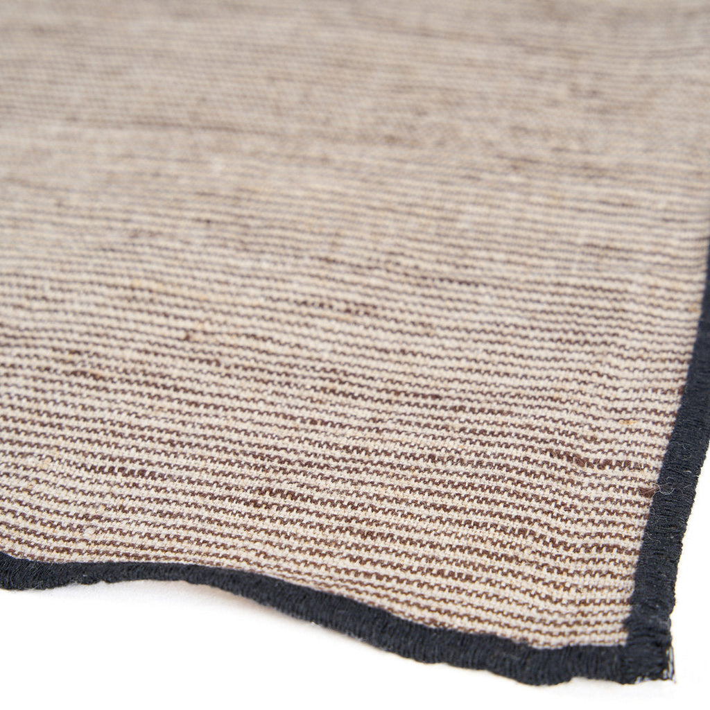 Bazar Bizar Linnen Servet Code Naturel/Zwart 45 x 45 cm