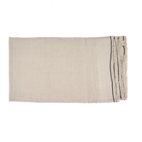 Bazar Bizar Linnen Tafelkleed Tuscany Naturel/Zwart 150 x 250 cm