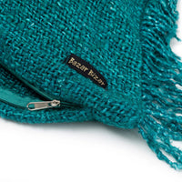 Bazar Bizar Housse de coussin En Coton Oh My Gee Aqua 35 x 100 cm