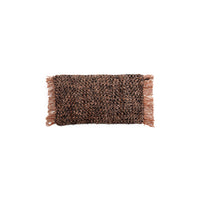 Bazar Bizar Housse de coussin En Coton Oh My Gee Noir/Cuivre 50 x 30 cm