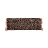Bazar Bizar Housse de coussin En Coton Oh My Gee Noir/Cuivre 100 x 35 cm