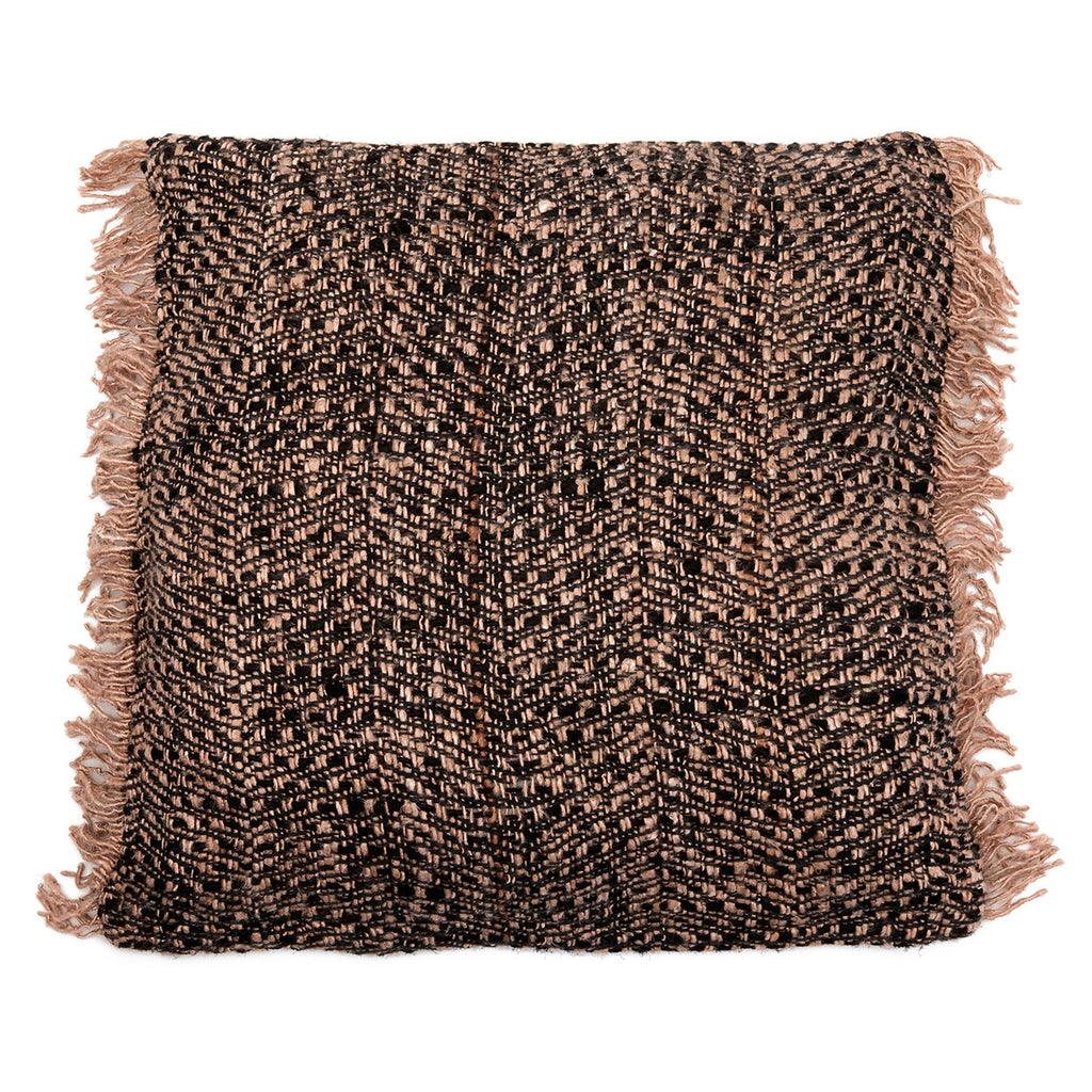 Bazar Bizar Housse de coussin En Coton Oh My Gee Noir/Cuivre 60 x 60 cm