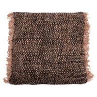 Bazar Bizar Housse de coussin En Coton Oh My Gee Noir/Cuivre 60 x 60 cm