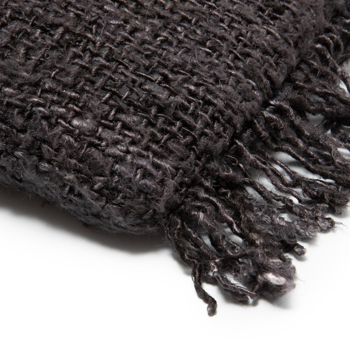 Bazar Bizar Housse de coussin En Coton Oh My Gee Noir/Bleu marine 50 x 30 cm