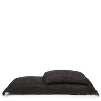 Bazar Bizar Housse de coussin En Coton Oh My Gee Noir/Bleu marine 50 x 30 cm